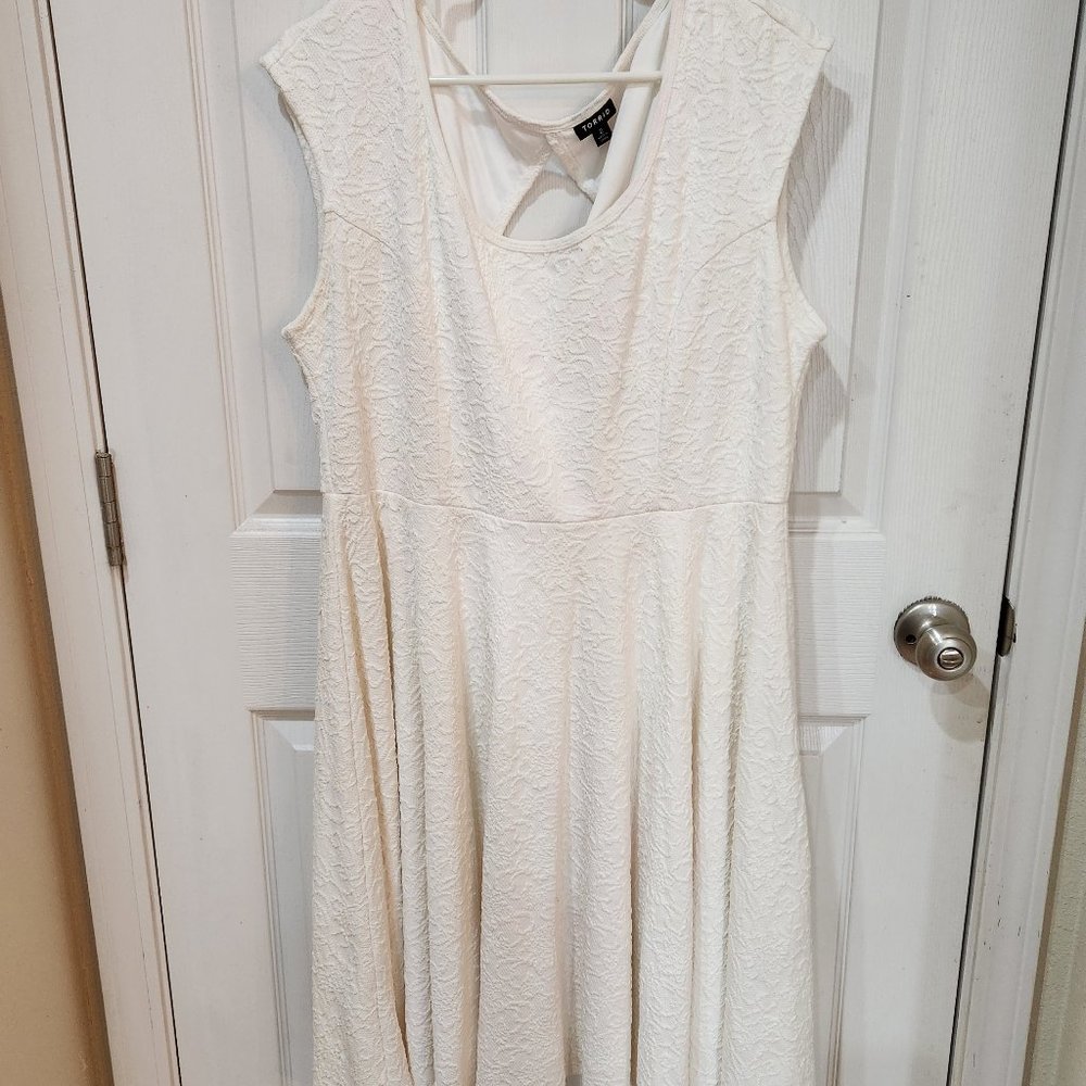 Torrid White Cocktail Dress